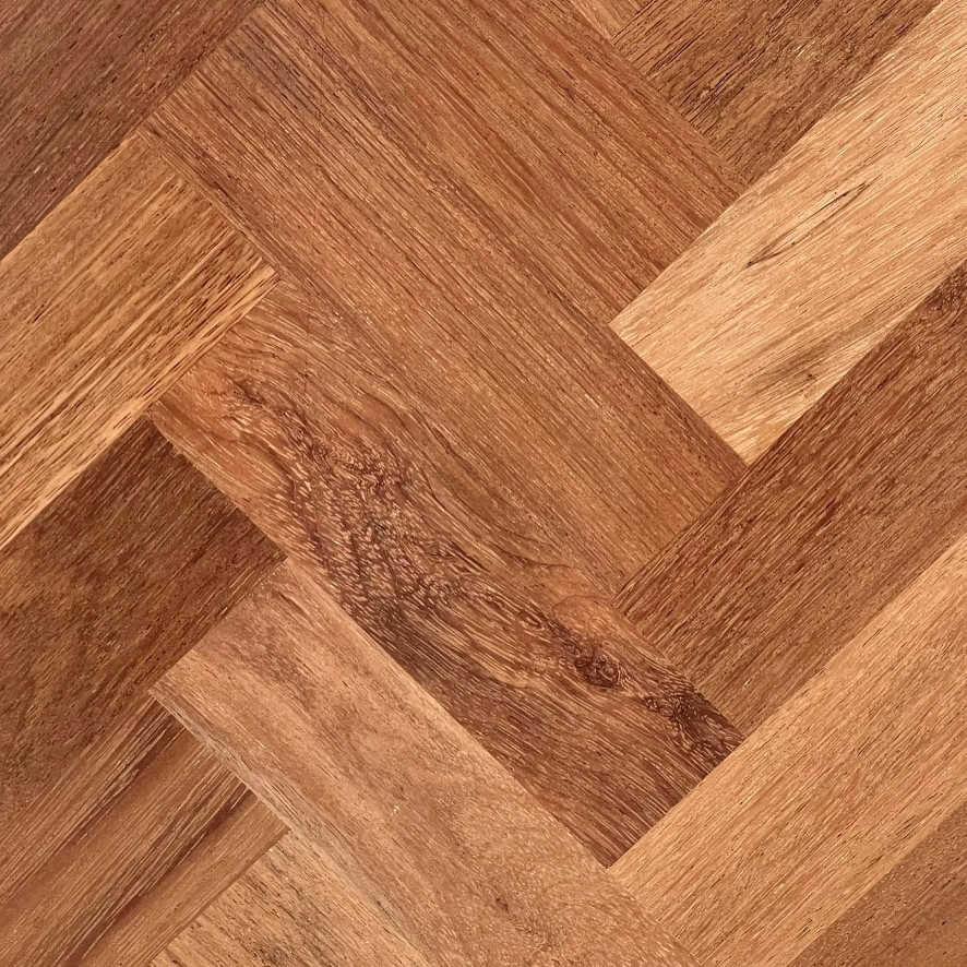 Timbercraft Merbau Parquet Flooring, Natural, Unfinished, 70x18x230 Mm image